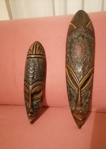 Afrika El İşçiliği Oyma  Ahşap Mask,Gerçek alıcıya ciddi indirim - Görsel 4