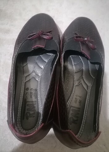 38 Beden bordo Renk Ortopedik ayakkabı 