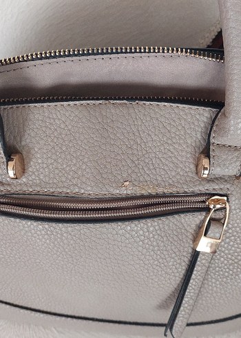 Derimod Bej Deri Kadın Omuz Çantası - Görsel 9