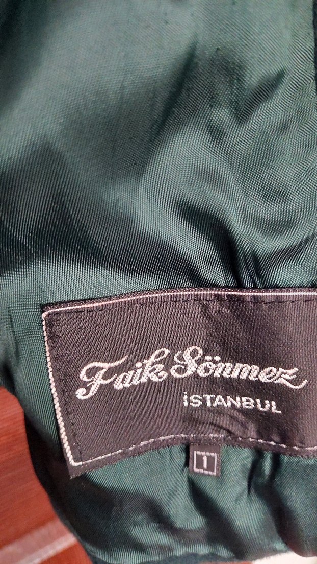 Düğmeli Koyu Yeşil Kadın Midi Kaban - Görsel 5