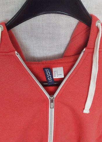 H&M Fermuarlı Kapusonlu Sweatshirt - Görsel 2