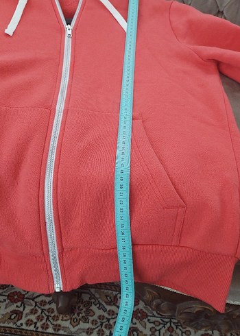 H&M Fermuarlı Kapusonlu Sweatshirt - Görsel 5