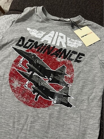5 Yaş Beden gri Renk Tshirt
