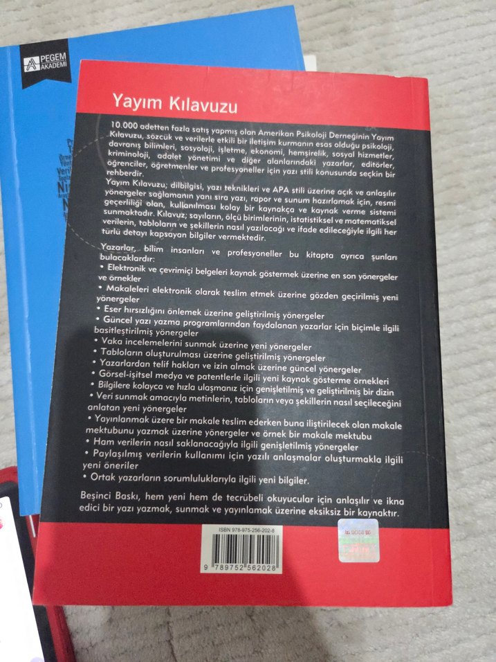 Amerikan Psikoloji Derneği Yayım Kılavuzu Kitabı - Görsel 3
