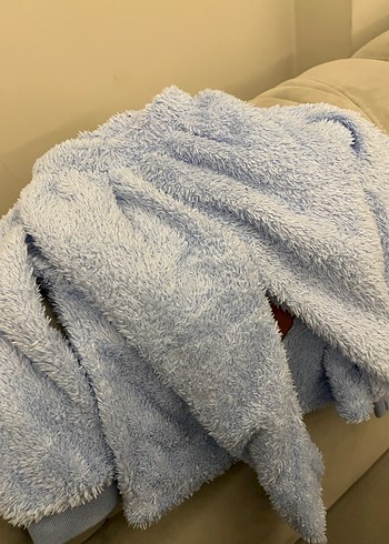 Gri Ayı Desenli Çocuk Polar Pijama Takımı - Görsel 3