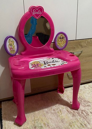 Barbie Temalı Pembe Çocuk Şifonyer - Görsel 2