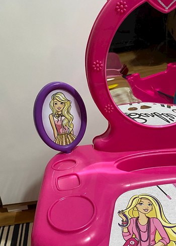Barbie Temalı Pembe Çocuk Şifonyer - Görsel 4