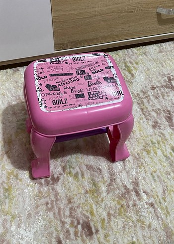 Barbie Temalı Pembe Çocuk Şifonyer - Görsel 3