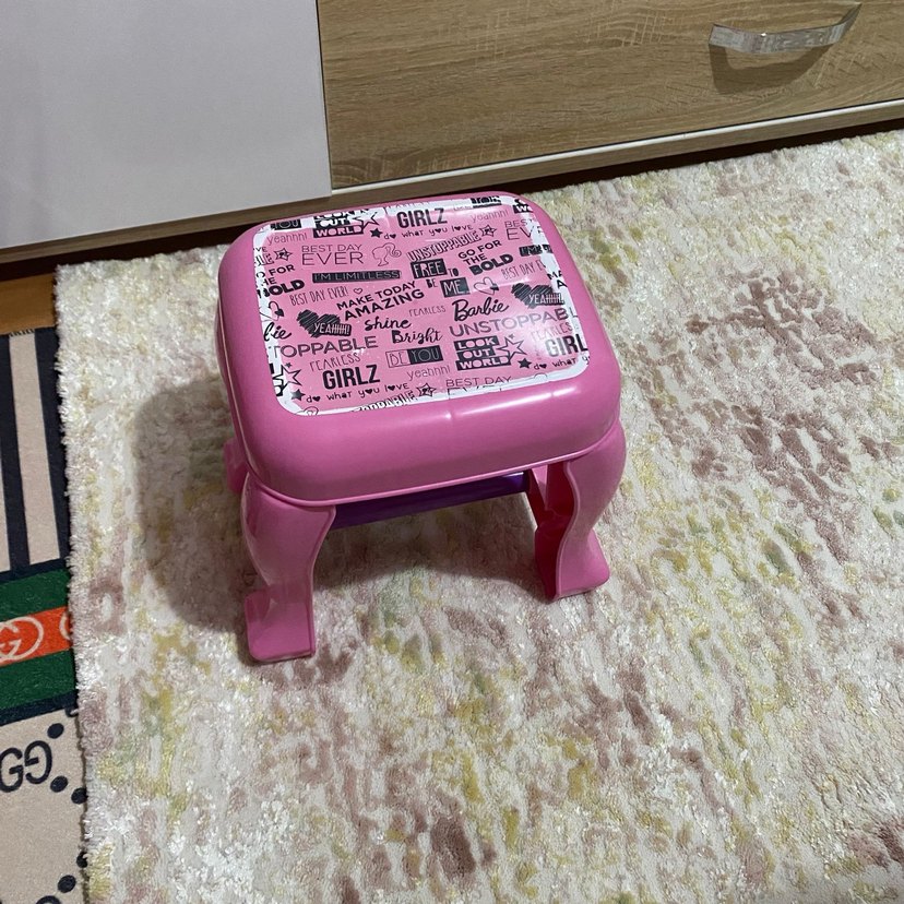 Barbie Temalı Pembe Çocuk Şifonyer - Görsel 3