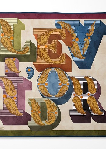 LEVİDOR TİVİL İPEK EŞARPLAR YENİ DESEN