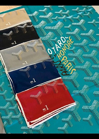 GOYARD İTHAL TİVİL EŞARPLAR - Görsel 10