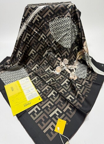 FENDİ İTHAL TİVİL İPEK EŞARP 