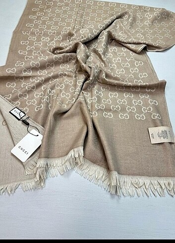 GUCCİ YÜN PAMUK ŞAL 