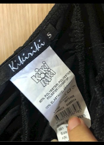 Kikiriki Siyah Büzgü ve Dantel Detaylı Mini Elbise