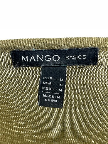 m Beden haki Renk Mango Kazak / Triko %70 İndirimli.