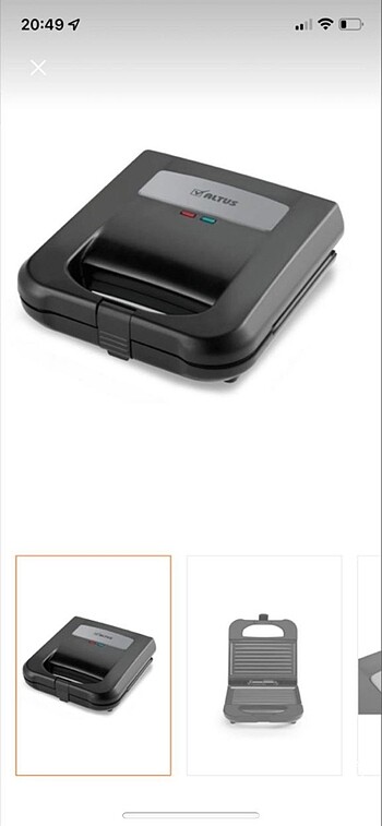 Altus mini tost makinesi