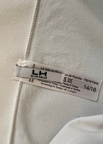 LA HALLE Beyaz Baskılı Mini Atlet ve Külot Takımı - Görsel 3