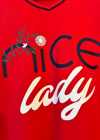 V Yaka Kısa Kollu günlük penye elbise - Görsel 2