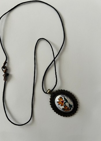 Çiçek Desenli Bohem Kadın Kolye - Görsel 5