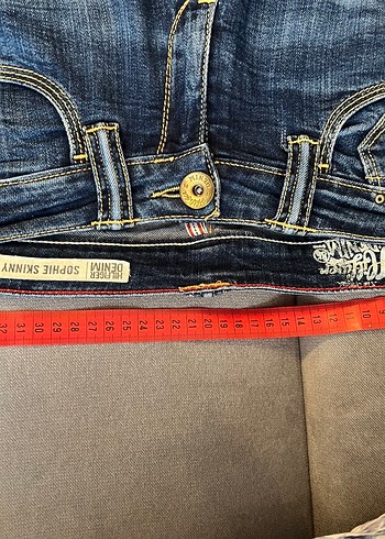 Tommy Hilfiger Kadın Denim Kemerli Skinny Jean - Görsel 6