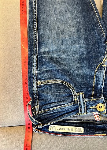 Tommy Hilfiger Kadın Denim Kemerli Skinny Jean - Görsel 5