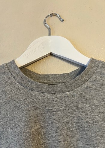 Gri Mini Kadın Tişört - Görsel 4