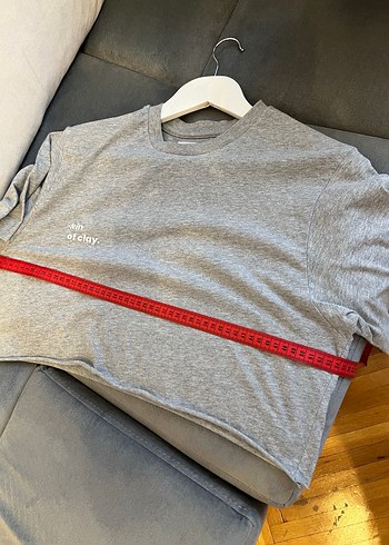 Gri Mini Kadın Tişört - Görsel 7