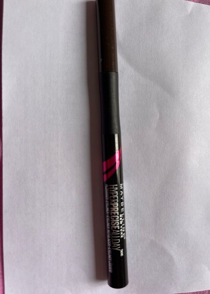 Maybelline kahverengi eyeliner aylaynır likit rimel maskara göz  - Görsel 3