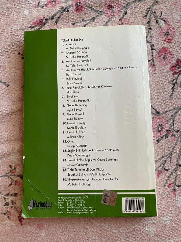 Yüksekokullar Tıbbi Terminoloji Ders Kitabı - Görsel 2