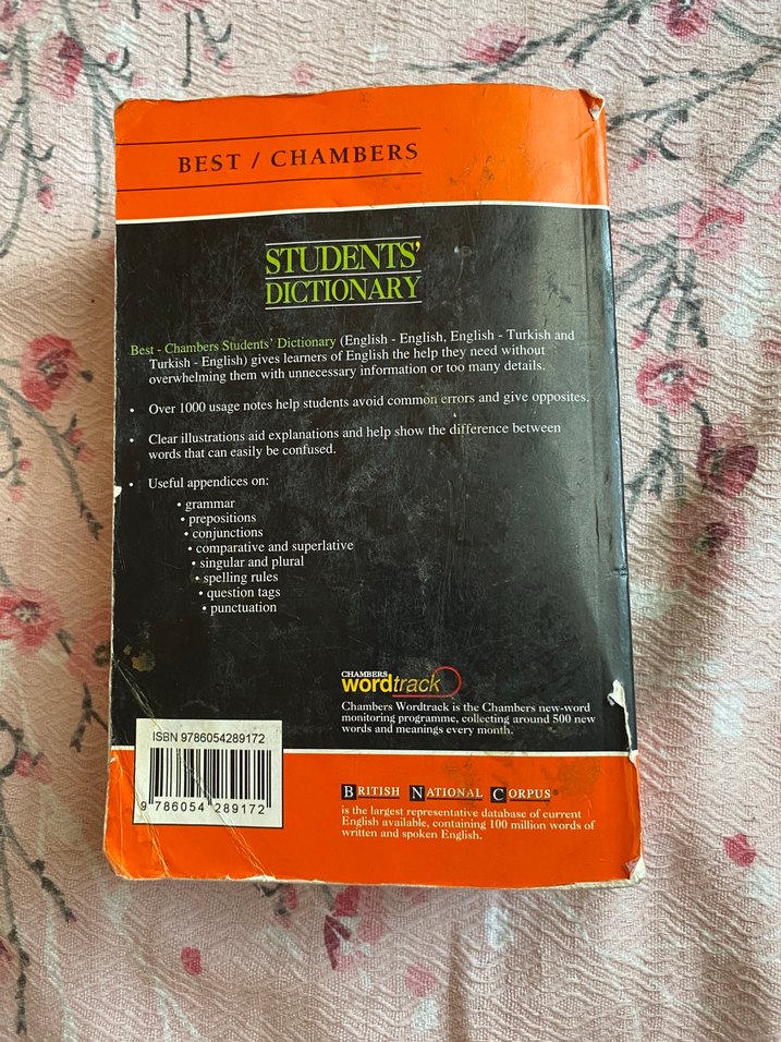 BEST Chambers Öğrenci Sözlüğü İngilizce-Türkçe - Görsel 2