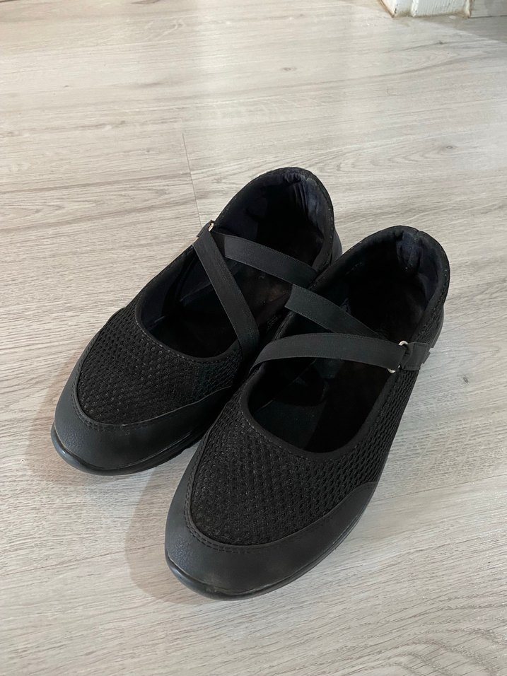 Siyah Kadın Casual Dolgu Topuk Ayakkabı - Görsel 3