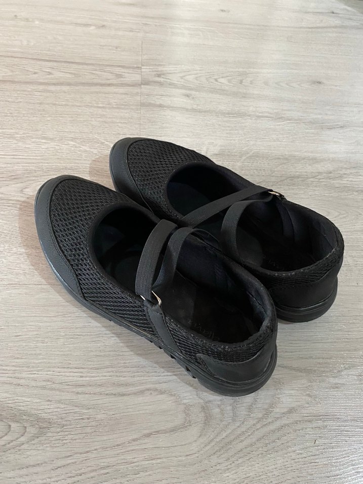 Siyah Kadın Casual Dolgu Topuk Ayakkabı - Görsel 4