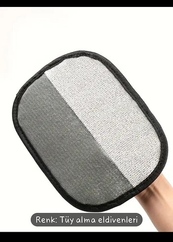 tüy toplayıcı eldiven(mini boy)14cm en 17cm boy - Görsel 2