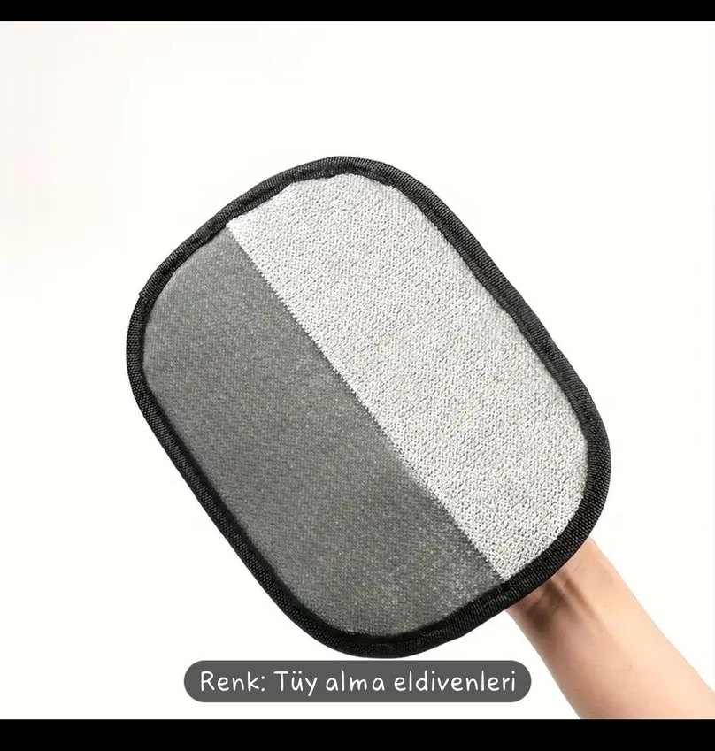 tüy toplayıcı eldiven(mini boy)14cm en 17cm boy - Görsel 2
