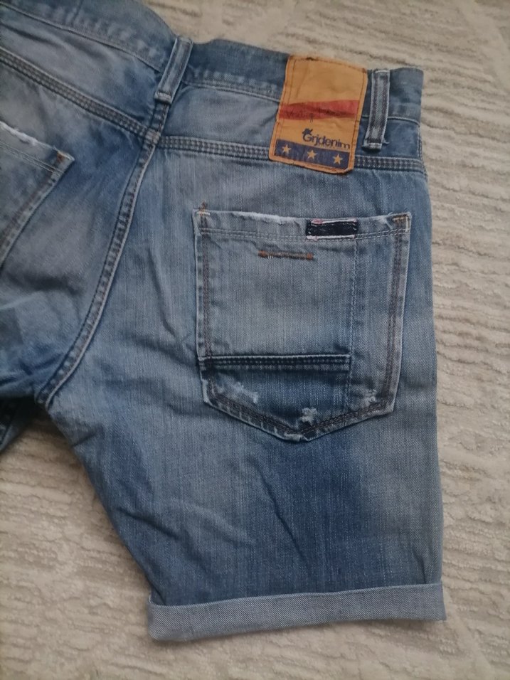 Erkek Jean şort - Görsel 4