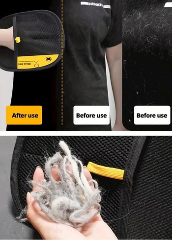 Tüy toplayıcı eldiven evcil hayvan 18cm en 25cm boy - Görsel 7