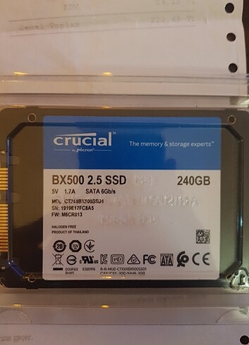 Crucial 240gb ssd