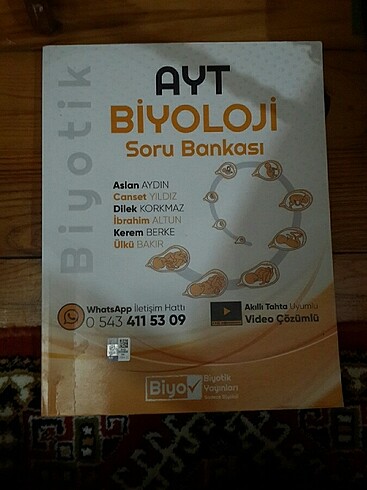 Biyotik ayt biyoloji soru bankası