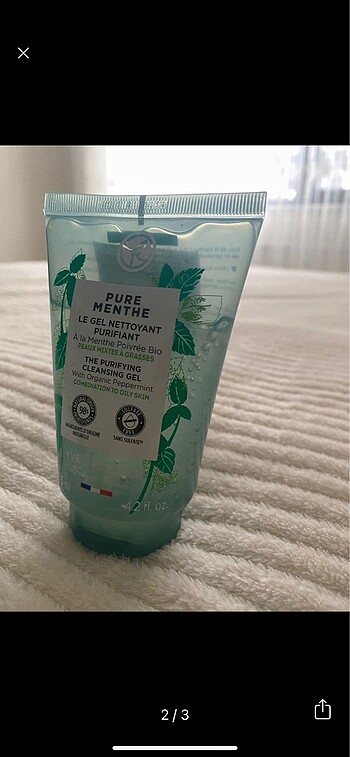 Yves Rocher yves rocher yüz temizleme jeli pure menthe