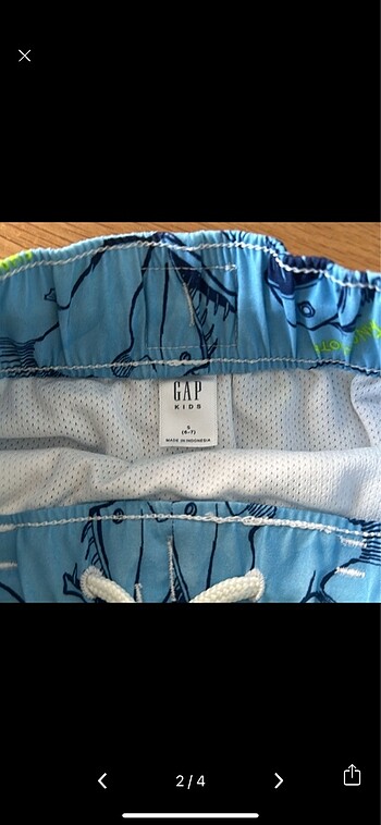 Gap Gap Çocuk deniz şortu (6-7 yaş)
