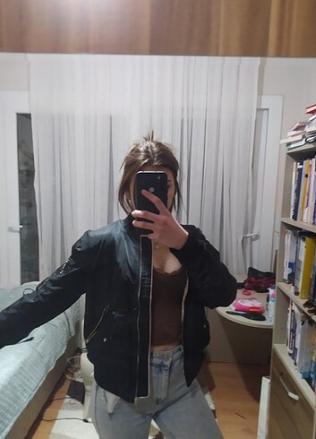 m Beden Bomber pull and bear ceket