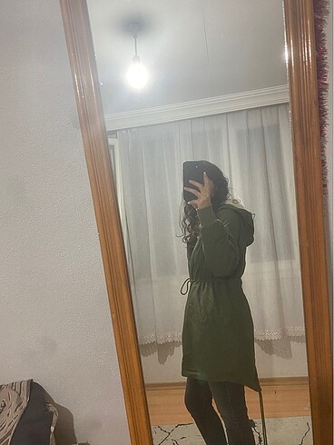 Kadın Haki Parka - Görsel 5