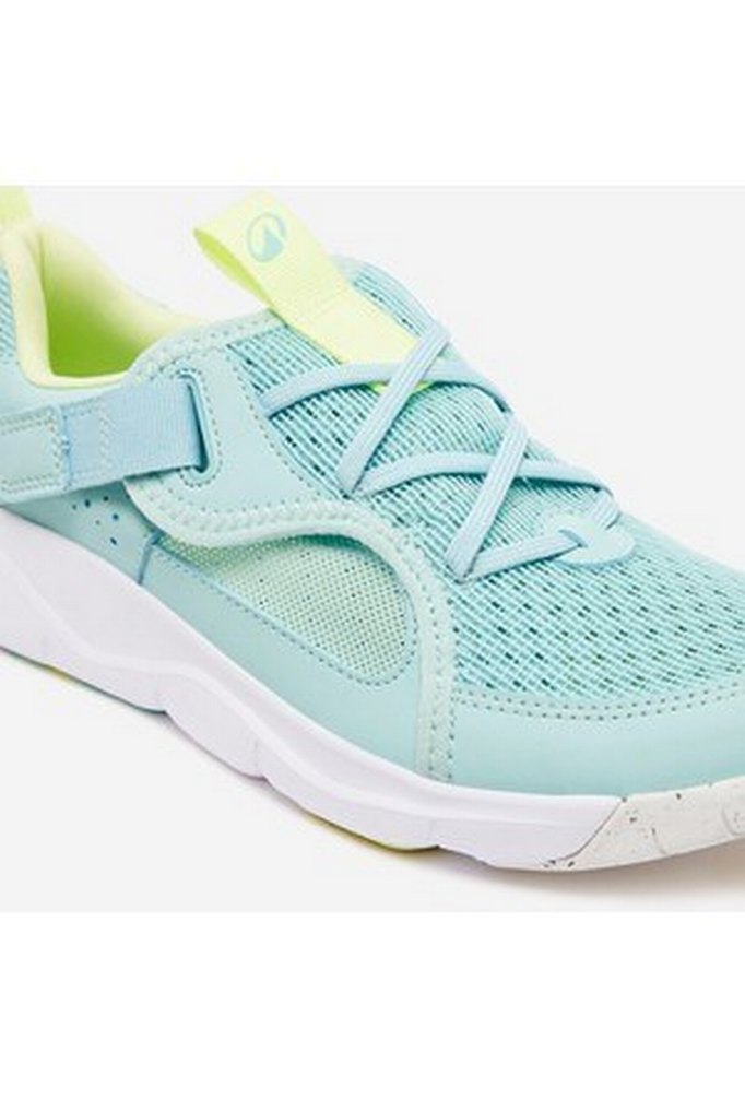 Kız Çocuk Turkuaz Cırt Cırtlı Spor Ayakkabı - Görsel 2