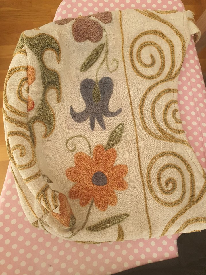 Nakışlı Bohem Kadın Çanta - Görsel 3