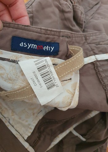 Gri Erkek Keten Kargo Şort Bol Kesim - Görsel 6