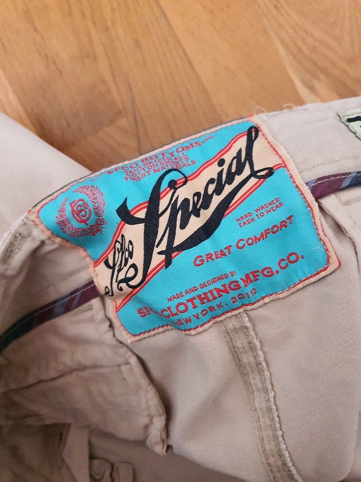 Gri Erkek Keten Kargo Şort Bol Kesim - Görsel 5