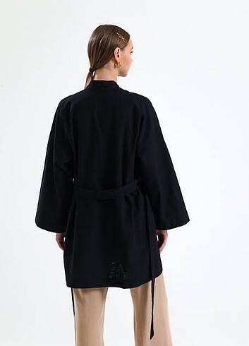 Mango Keten kimono blazer