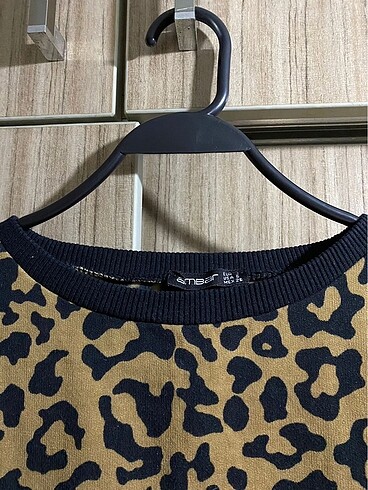 Diğer Ambar leopar desenli sweat