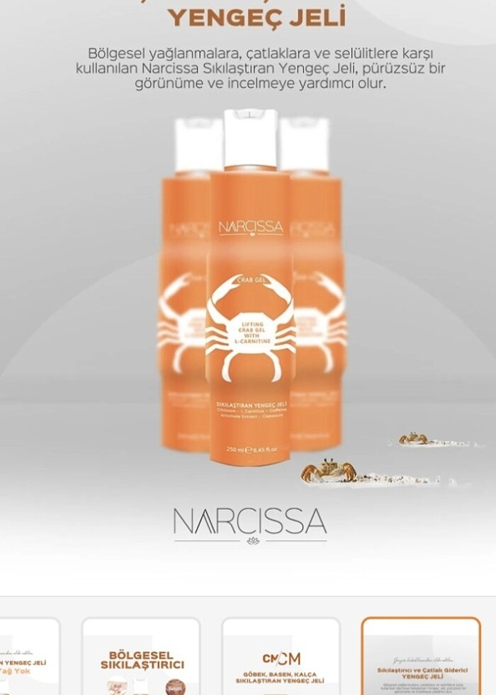 Sıkılaştırıcı selülit ve çatlak karşıtı yengeç jeli - Görsel 3