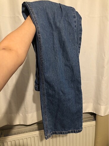 36 Beden koton wide leg pantolon
